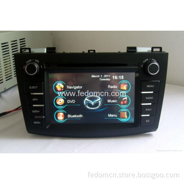 7 Inch Car DVD Player (C7028M3) for Mazda 3 with Auto DVD GPS Bluetooth Navigation